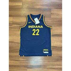 Caitlin Clark #22 Nike Indiana Fever Navy Blue Jersey NWT Explorer Youth Large